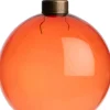 Intratuin Weihnachtskugel Belfort orange transparent D 8 cm