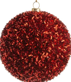 Intratuin Weihnachtskugel Ava rot D 6 cm