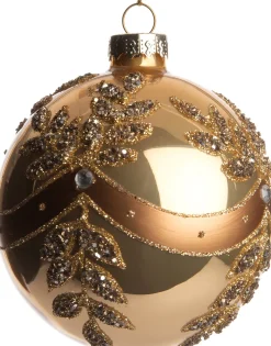 Intratuin Weihnachtskugel Jewell braun D 8 H 8 cm