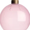 Intratuin Weihnachtskugel Autun rosa transparent D 8 cm