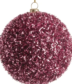 Intratuin Weihnachtskugel Ava rosa D 8 cm