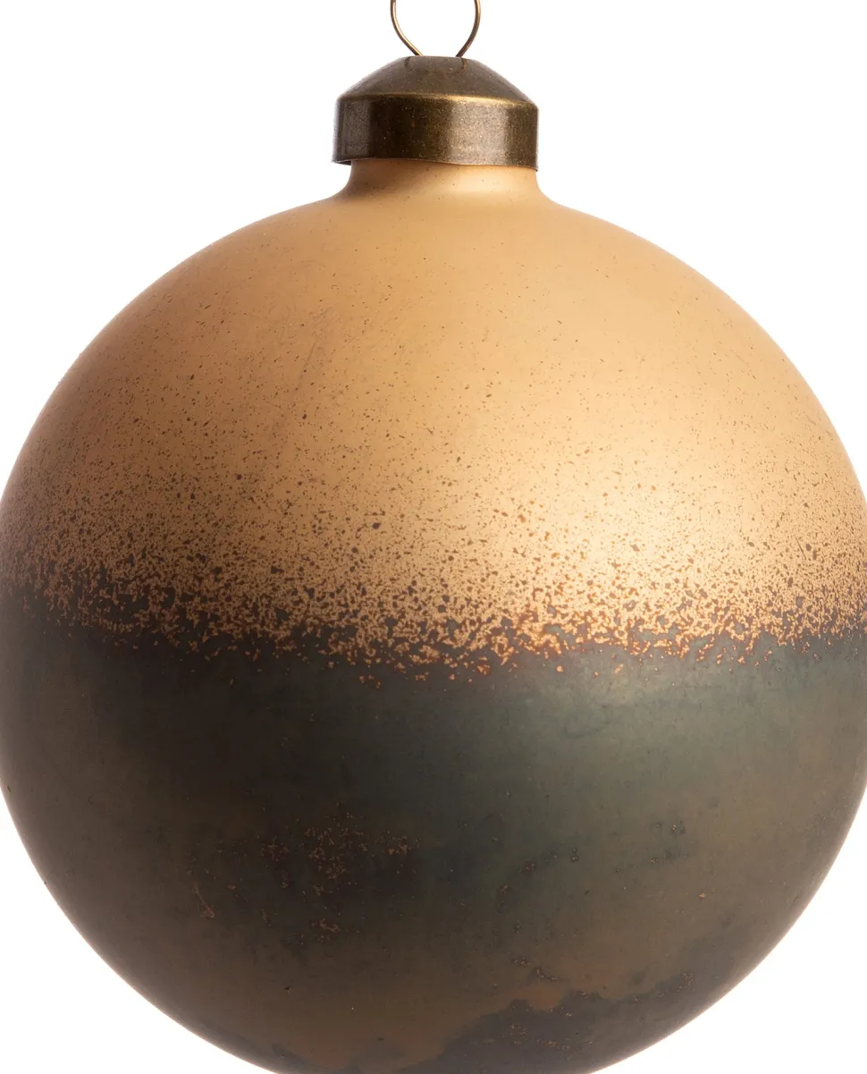 Intratuin Weihnachtskugel Limoges braun matt D 10