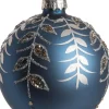 Intratuin Weihnachtskugel Hale blau D 8 H 8 cm