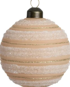 Intratuin Weihnachtskugel Arigna beige D 8 cm