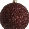 Intratuin Weihnachtskugel Isa D 6 cm bordeaux