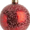 Intratuin Weihnachtskugel Melita rot D 8 H 8 cm
