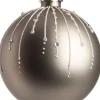 Intratuin Weihnachtskugel Montfrin silber D 8 cm