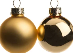 Intratuin Weihnachtskugeln gold matt und glänzend D 3,5 cm 16 St.