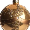 Intratuin Weihnachtskugel Jewell gold D 8 H 8 cm