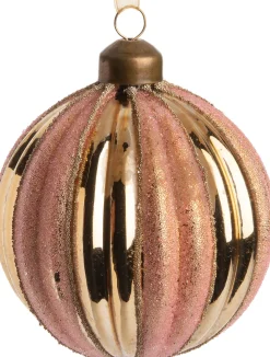 Intratuin Weihnachtskugel Xaria gold D 8 H 8 cm