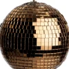 Intratuin Weihnachtskugel Disco gold / kupfer D 8 cm