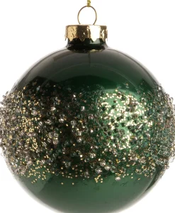 Intratuin Weihnachtskugel Delora D 8 cm grün