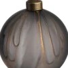 Intratuin Weihnachtskugel Marble schwarz / gold D 8 cm