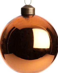Intratuin Weihnachtskugel Belfort kupfer glänzend D 8 cm