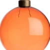 Intratuin Weihnachtskugel Colmar orange transparent D 8 cm