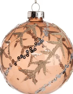 Intratuin Weihnachtskugel Patty gold D 8 H 8 cm