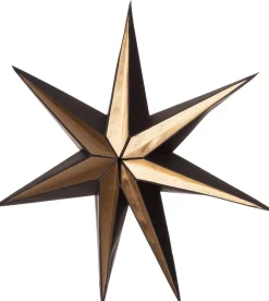 Intratuin Weihnachtsstern schwarz 50 x 10 x 50 cm