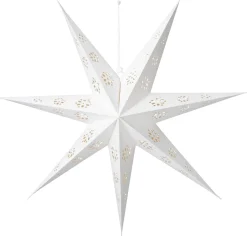 Intratuin Weihnachtsstern weiß mit Beleuchtung D 60 H 10 cm