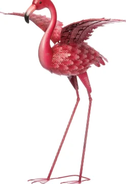 Intratuin Wetterfestes Bild Flamingo rosa 83 x 51,5 x 85,5 cm