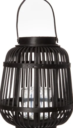 Intratuin Windlicht schwarz D 20 H 23 cm