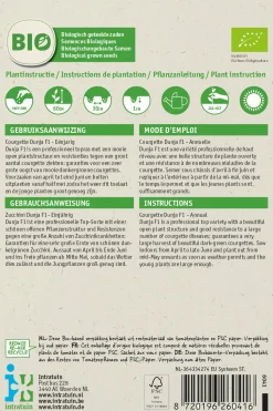 Intratuin Zucchini (Curcurbita pepo 'Dunja') (BIO) Samen