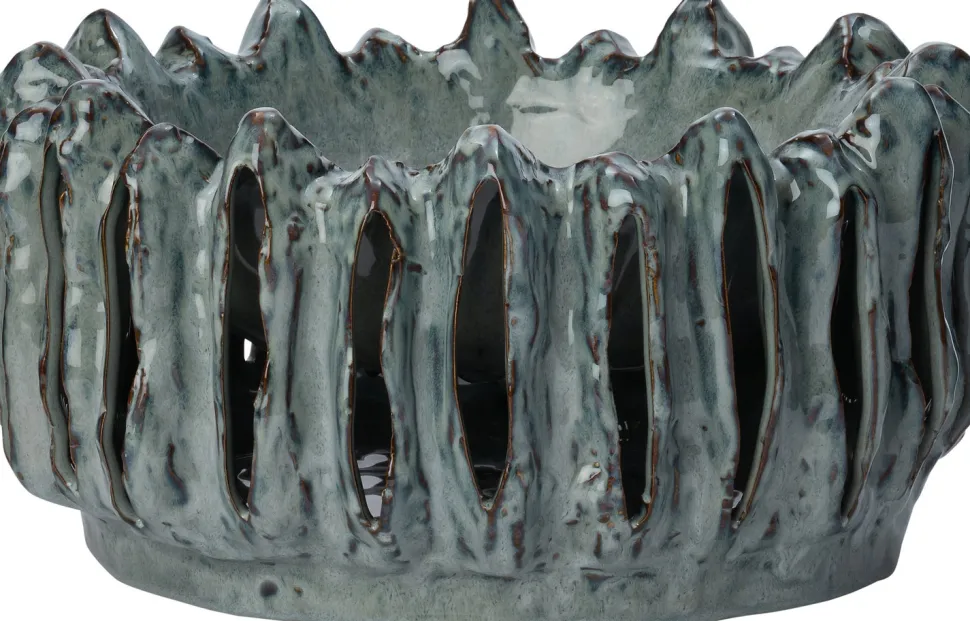 Intratuin Blumentopf Gyda grün D 37 H 18 cm