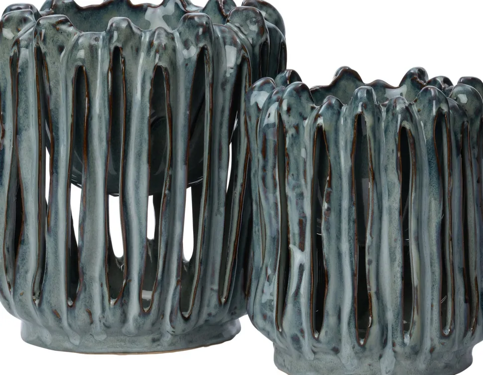 Intratuin Blumentopf Gyda grün D 19,3 H 22,5 cm