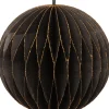Intratuin Weihnachtsbaumschmuck Kugel schwarz D 8 cm