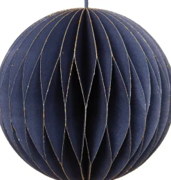 Intratuin Weihnachtsbaumschmuck Kugel blau D 9 cm