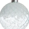Intratuin Weihnachtskugel Netty Dreieck blau D 10 cm