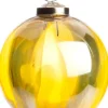 Intratuin Weihnachtskugel marmoriert gelb D 12 cm