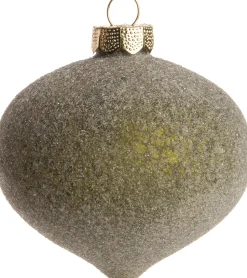 Intratuin Weihnachtskugel Zwiebel Dayla grün D 8 cm