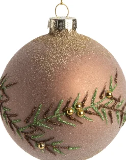 Intratuin Weihnachtskugel Avril gold D 8 cm