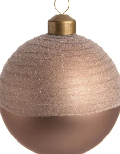 Intratuin Weihnachtskugel Bette hellbraun D 8 cm