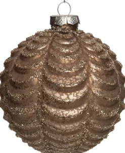 Intratuin Weihnachtskugel Billi braun D 10 cm