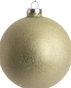 Intratuin Weihnachtskugel Brita grün D 10 cm