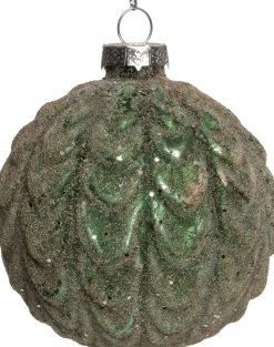 Intratuin Weihnachtskugel Cassia grün D 8 cm