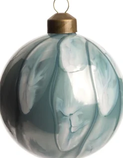 Intratuin Weihnachtskugel Cleo blau D 8 cm
