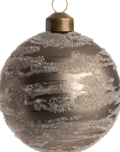 Intratuin Weihnachtskugel Daisy gold D 8 cm