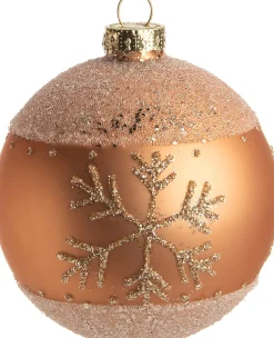 Intratuin Weihnachtskugel Doloris gold D 8 cm