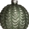 Intratuin Weihnachtskugel Darla grün D 8 cm