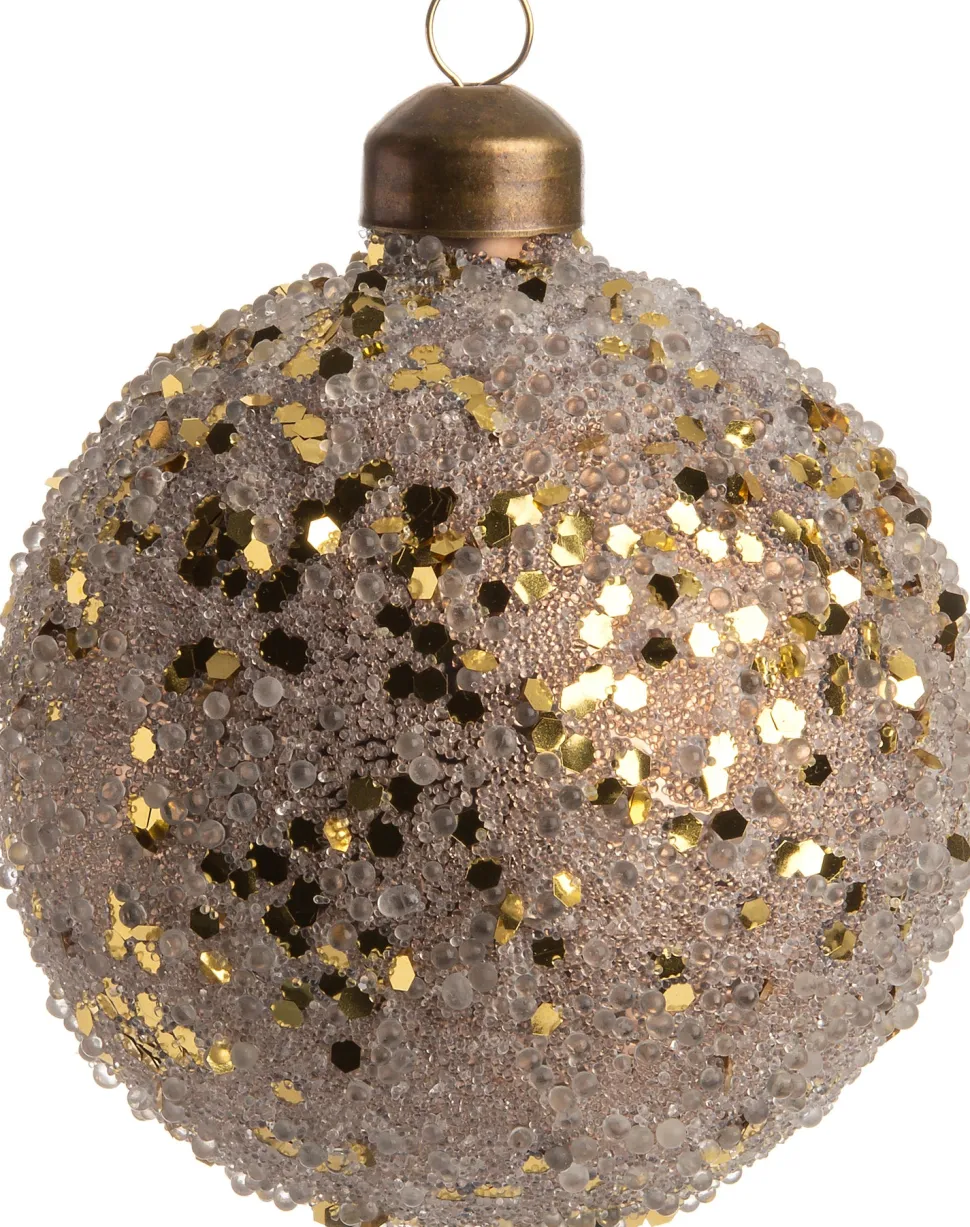Intratuin Weihnachtskugel Elle gold D 8 cm