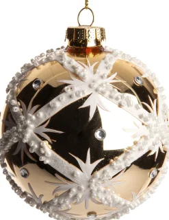 Intratuin Weihnachtskugel Fanni gold D 8 cm