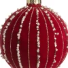 Intratuin Weihnachtskugel Inola rot D 8 cm