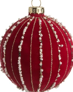 Intratuin Weihnachtskugel Inola rot D 8 cm
