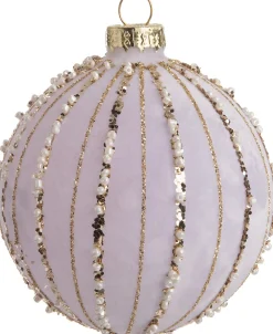 Intratuin Weihnachtskugel Inola hellblau D 8 cm