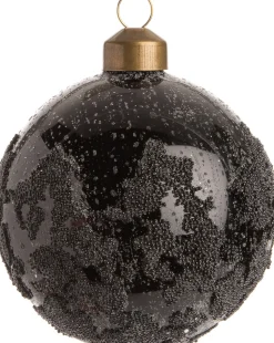 Intratuin Weihnachtskugel Jack schwarz D 8 cm