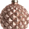 Intratuin Weihnachtskugel Jayne Rauten rosa D 8 cm
