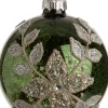 Intratuin Weihnachtskugel Judie grün D 8 cm