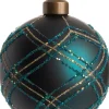 Intratuin Weihnachtskugel Jolene blau D 8 cm